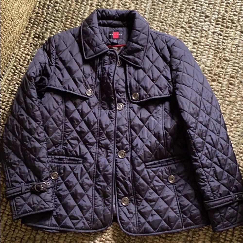 Gallery black quilted jacket